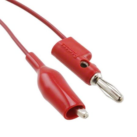 POMONA FLUKE MINI CLBANANA PLUG RED 1928243 3220-24-2